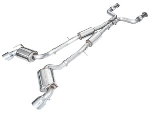 Nissan Z Performance Exhaust - AWE Tuning - Touring Edition, Dual Exit, Cat Back - Chrome Silver - `23-`27 Nissan Z Performance Exhaust - AWE Tuning - Touring Edition, Dual Exit, Cat Back - Chrome Silver - `23-`27
